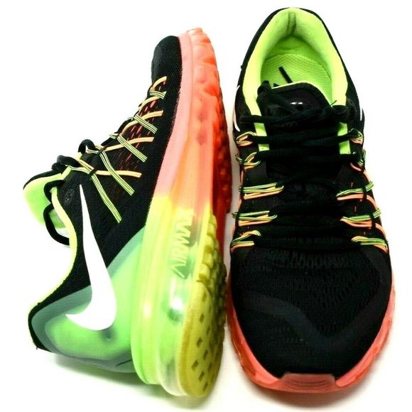 nike air max neon green and pink